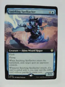 MTG Smirking Spelljacker Ex Art 52/396 Outlaws of Thunder Junction Commander NM - Image 1
