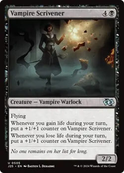 Vampire Scrivener - J25 Uncommon - MTG Magic Pack fresh - Image 1