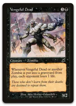 Vengeful Dead #80 (NM) Scourge SCG Magic MTG - Image 1