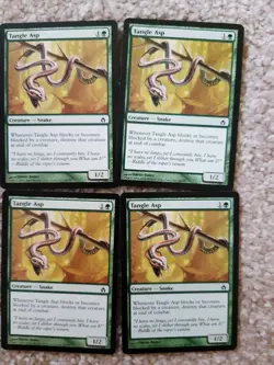 MTG 4 x Tangle Asp - Fifth Dawn - NM - Image 1