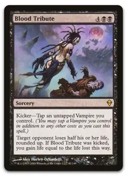 Blood Tribute #81 (NM) Zendikar ZEN Magic MTG - Image 1