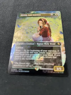Aerith, Last Ancient (Borderless) (Chocobo Track Foil) MTG Magic Final Fantasy - Image 2