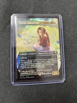 Aerith, Last Ancient (Borderless) (Chocobo Track Foil) MTG Magic Final Fantasy - Image 4