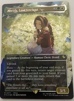 Aerith, Last Ancient (Borderless) (Chocobo Track Foil) - Image 1