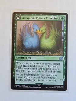 Sidequest: Raise a Chocobo - Final Fantasy - NM - MTG Magic - Uncommon - Enchant - Image 1
