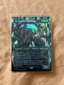 Keruga, the Macrosage SHOWCASE FOIL, Multiverse Legends, MTG MUL ??MINT?? - Image 1