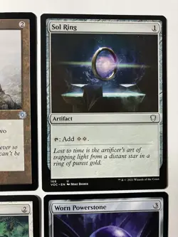 Magic The Gathering MTG Commander Artifact Lot X4 Sol Ring Millstone Pendant - Image 3