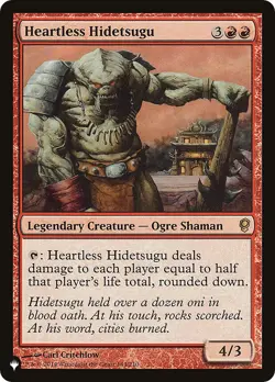 MTG Heartless Hidetsugu - 144/210 / English / Near Mint - Image 1