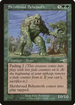 Skyshroud Behemoth - Foil Nemesis MP MTG - Image 1