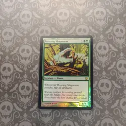 Roaring Slagwurm FOIL Darksteel NM Green Rare MTG - Image 1