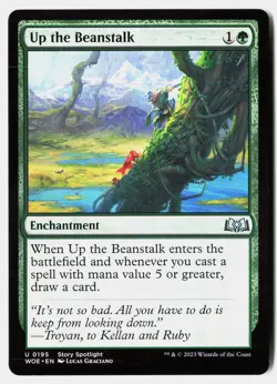 Up the Beanstalk #195 Wilds of Eldraine - Near Mint - Image 1
