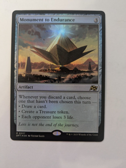 Monument to Endurance Aetherdrift Foil #0237 Aetherdrift MtG Magic - Image 1
