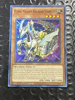 YuGiOh! Flying Pegasus Railroad Stampede LDS2-EN122 Common 1st Edition Near Mint - Image 1