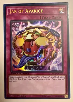 Jar Of Avarice SS03-ENV02 Yu-Gi-Oh! Light Play 1st Edition Ultra Rare - Image 1