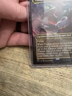 MTG English Tiamat (Borderless) NM Normal Adventures in the Forgotten Realms - Image 5