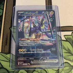 Pokemon TCG Miraidon EX Scarlet Violet Holo Card 244/198 Special Illustration NM - Image 3