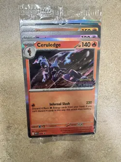 Phantasmal Flames STAFF Sealed Promo Pack - 4 Cards Pokemon TCG - Image 1