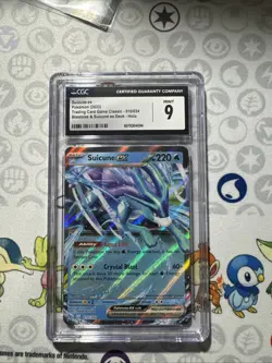 Suicune ex Pokemon (2023) Trading Card Game Classic - 010/034 - Holo CGC 9 - Image 1