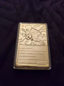 Pokemon Charizard 23K Gold Plated Trading Card 1999. - Image 2