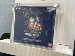 One Piece Card Game Romance Dawn Booster Box OP-01 1st Wave Blue Bottom English - Image 1