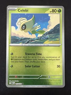 POKEMON TCG CELEBI 012/132 MEGA EVOLUTION REVERSE HOLO CARD ENGLISH - Image 1