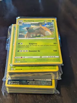 Pokemon SWSH Brilliant Stars Complete Set C/UC/R/Holo Rare 123 Card Lot - Image 2