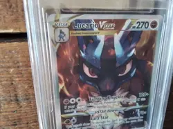 Pokemon Cards promo sr ar lucario gx vmax secret swsh291 ex graded art card b21 - Image 2