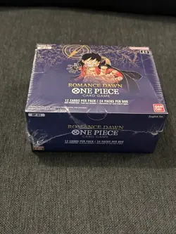 One Piece Card Game Romance Dawn OP-01 Booster Box Sealed - English White Bottom - Image 2