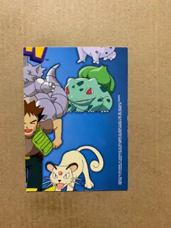 James TV10 Series 1 2nd Print TOPPS - Sandpaper Holo Foil Pokemon Card - NM - Image 2
