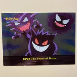 GENGAR The Tower of Terror Pokemon Card TCG Topps TV Animation - Image 1