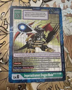 Digimon Card Game Imperialdramon: Dragon Mode BT3-111 SEC Alt Art - Image 1