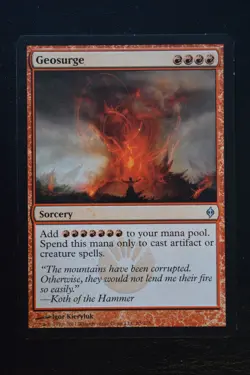 Magic The Gathering MTG GEOSURGE New Phyrexia LP Lightly Played - Image 1