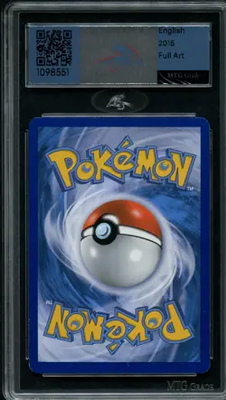 2015 Pokemon XY Double Crisis #15 Team Magma's Groudon ex MTG GRADE 7.5 NM - Image 2