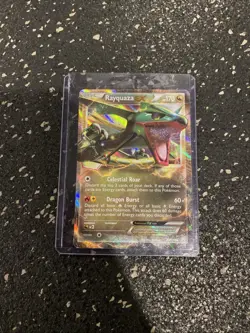 Pokemon TCG Rayquaza EX Full Art Rare Holo Dragons Exalted - Image 1