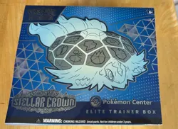 POKEMON CENTER TCG SCARLET & VIOLET STELLAR CROWN ETB ELITE TRAINER BOX SEALED - Image 1