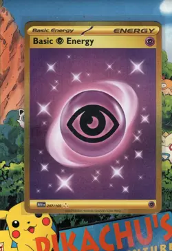 Pokemon TCG Basic Psychic Energy 207/165 Sv: Scarlet & Violet 151 Holo NM/M - Image 1