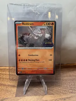 Pokemon Phantasmal Flames Reshiram 017/094 Barnes & Noble Promo Stamped Sealed - Image 1