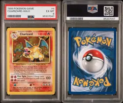 1999 POKEMON GAME #4 CHARIZARD-HOLO PSA 6 - Image 3