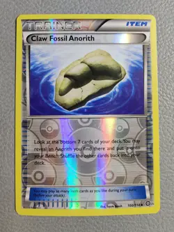 Claw Fossil Anorith Reverse Holo | NM/M | XY Steam Siege 100/114 | Pokemon - Image 1