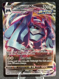 Metagross VMAX 113/198 Pokemon Sword & Shield Chilling Reign Holo NM - Image 1