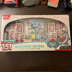 Pokemon TCG: Scarlet & Violet 151 Blooming Waters Premium Collection Box Sealed - Image 1