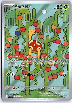 Pokemon Shuckle 136/132 Mega Evolution Illustration Rare🔥🔥 - Image 1