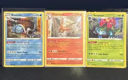 Pokemon TCG Set: Charizard Blastoise Venusaur HOLO RARE NM Pokemon GO 010/078 - Image 1