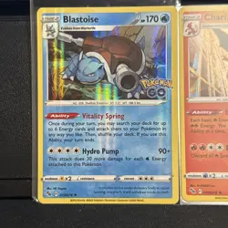 Pokemon TCG Set: Charizard Blastoise Venusaur HOLO RARE NM Pokemon GO 010/078 - Image 2