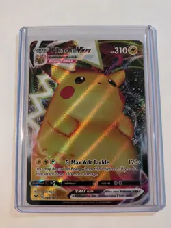 Pokemon TCG Pikachu VMAX Vivid Voltage 044/185 Regular Ultra Rare - Image 1