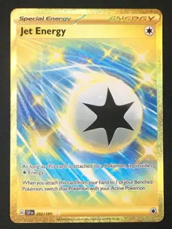 Pokemon TCG Jet Energy 252/191 Surging Sparks Scarlet & Violet Hyper Rare NM - Image 1