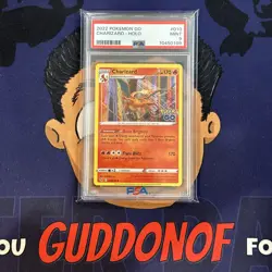 PSA 9 MINT 2022 Pokemon Go CHARIZARD #010 Holo Rare - Image 1