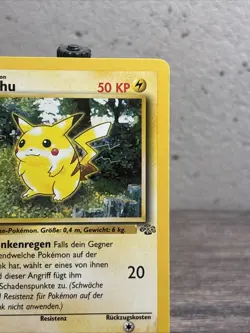 Pikachu German-60/64 Jungle Regular Common-Pokemon TCG-WOTC-Fast Shipping-NM! - Image 3