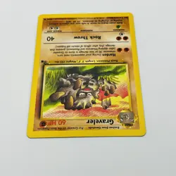 Pokemon TCG Graveler Fossil 37/62 Regular Unlimited Uncommon NM - Image 5