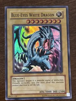 Blue-Eyes White Dragon SKE-001 Kaiba Evolution Unlimited Edition Super Rare LP - Image 1